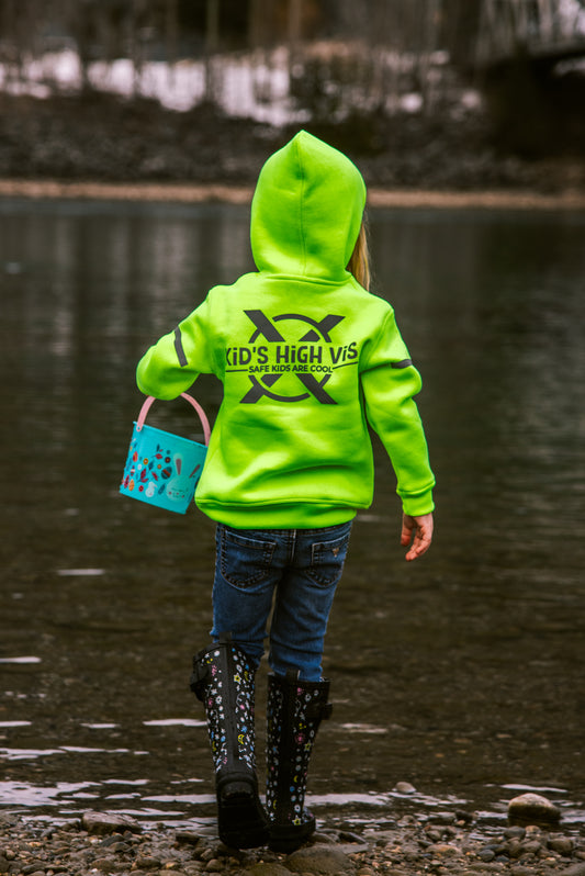 (Youth) Kid’s High Vis Hoodie