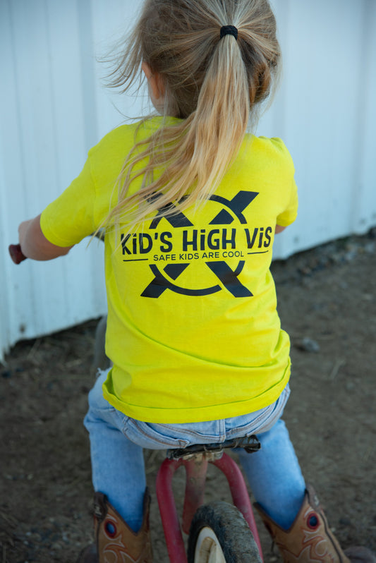 Kid’s High Vis Tee | Discounted Colour Sample